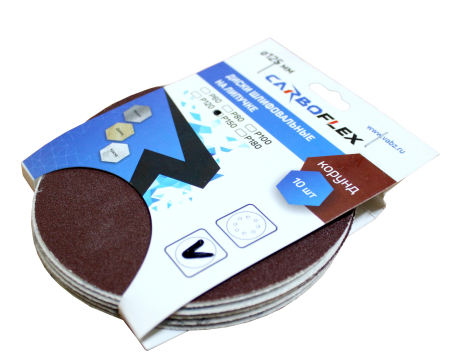 Диск шлифовальный на липучке Сarbofleх D 125  Р150